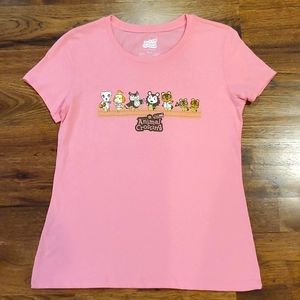 Womens Animal Crossing graphic print short sleeve tshirt size XXL
